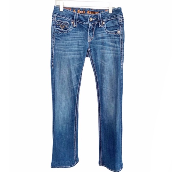 Rock Revival Debbie Bootcut SZ 27 - Picture 2 of 10